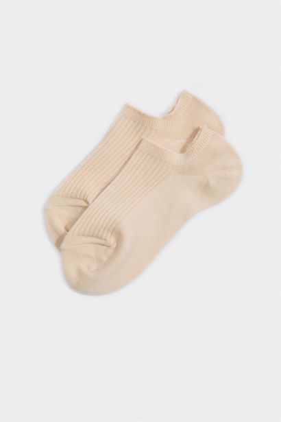 Kadın Rahat Lastikli 5'li Pamuklu Sneaker Çorap