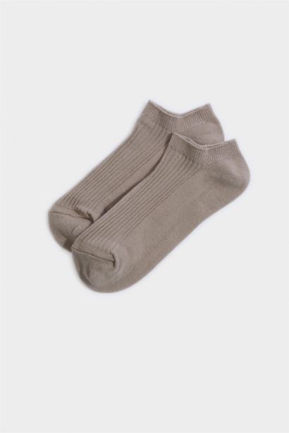 Kadın Rahat Lastikli 5'li Pamuklu Patik Çorap