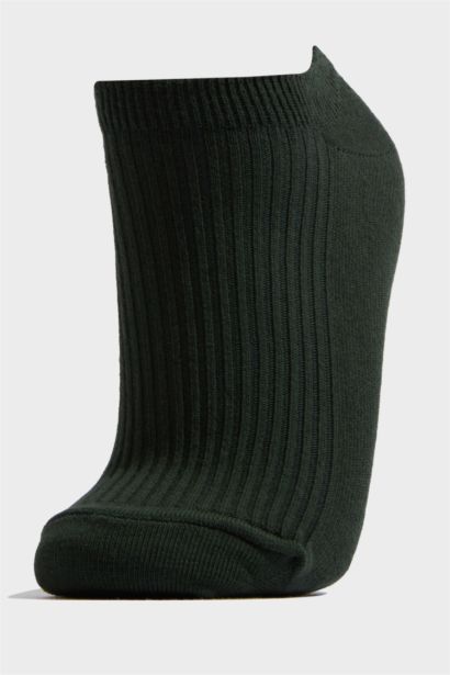 Kadın Rahat Lastikli 5'li Pamuklu Patik Çorap