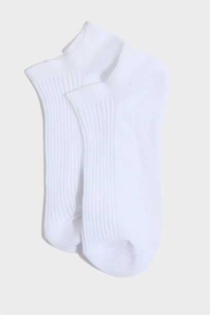 Kadın Rahat Lastikli 5'li Pamuklu Patik Çorap