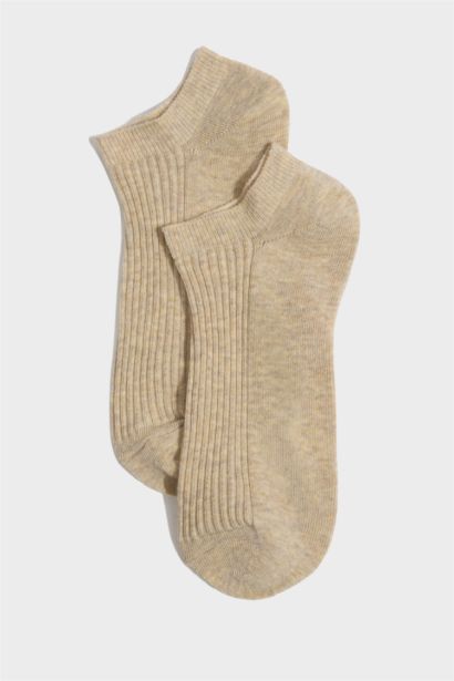 Kadın Rahat Lastikli 5'li Pamuklu Patik Çorap