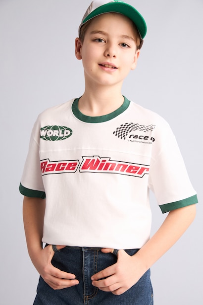 Boy Oversize Fit Short Sleeve T-Shirt