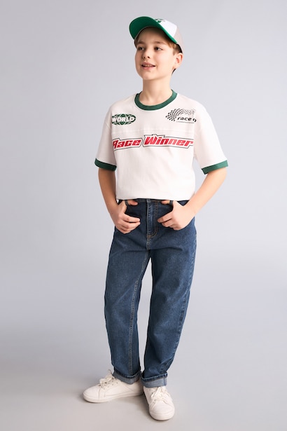 Boy Oversize Fit Short Sleeve T-Shirt