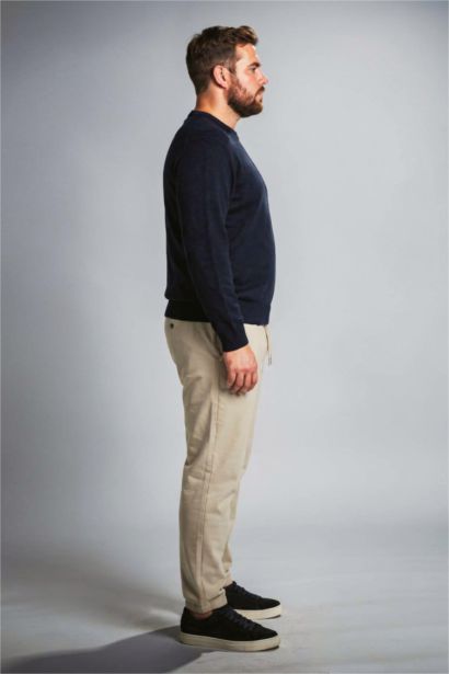 سويت شيرت اوفر سايز بيكيه برقبة مستديرة