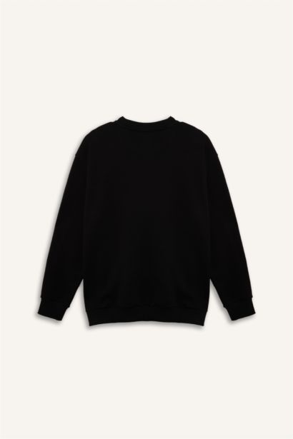 سويت شيرت بيكيه اوفر سايز وياحة مستديرة