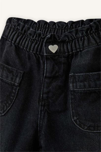 Pamuklu Paperbag Şort 