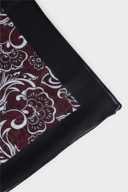 Kadın Çiçekli Tesettür Şal