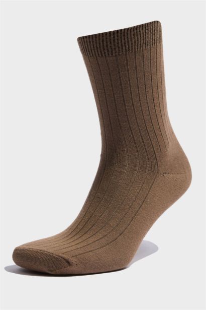 Kadın 3'lü Pamuk Akrilik Uzun Çorap