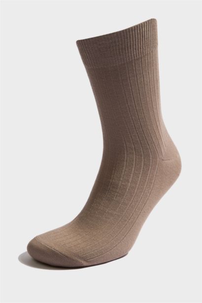 Erkek 5'li Pamuklu Uzun Çorap