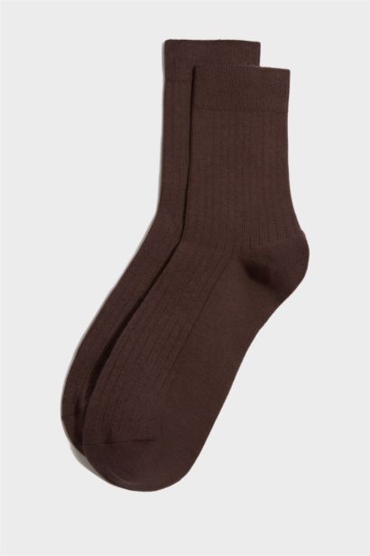 Erkek 5'li Pamuklu Uzun Çorap