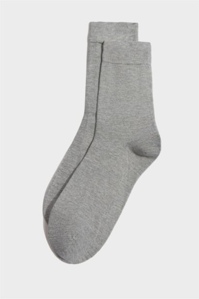 Erkek Dikişsiz 3'lü Bambu Uzun Çorap