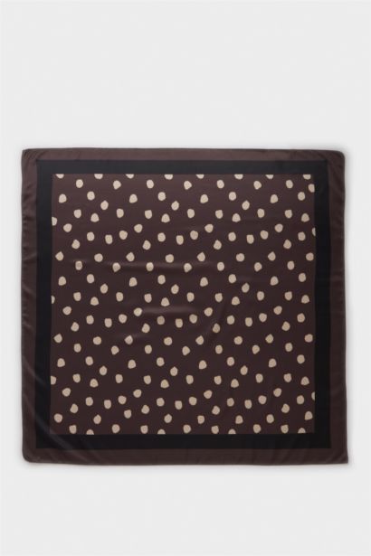 Woman Animal Print Foulard