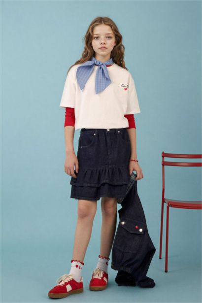 Baskılı Tişört Kız Çocuk