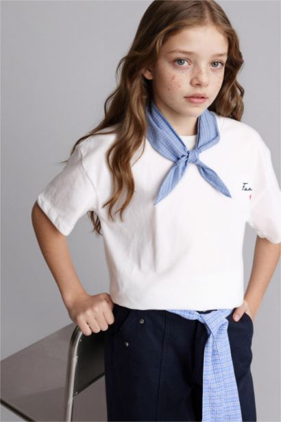 Baskılı Tişört Kız Çocuk