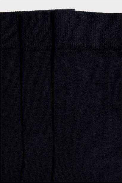 Erkek Dikişsiz 3'lü Bambu Bambu Çorap