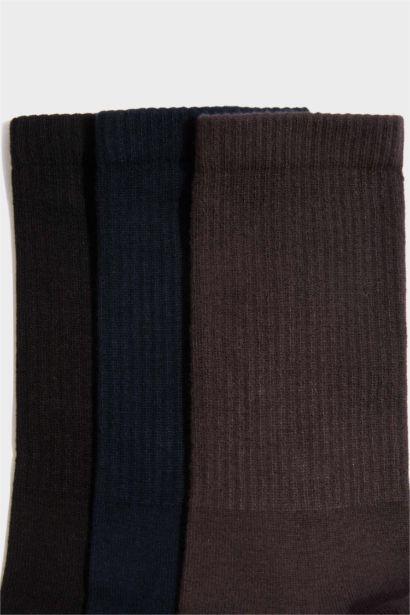 Erkek 3'lü Bambu Çorap