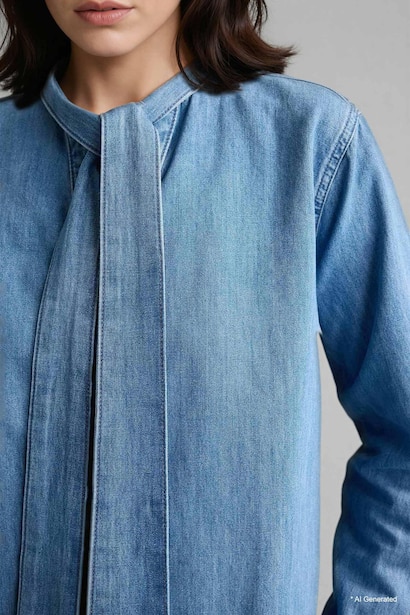 Regular Fit Denim Shirt