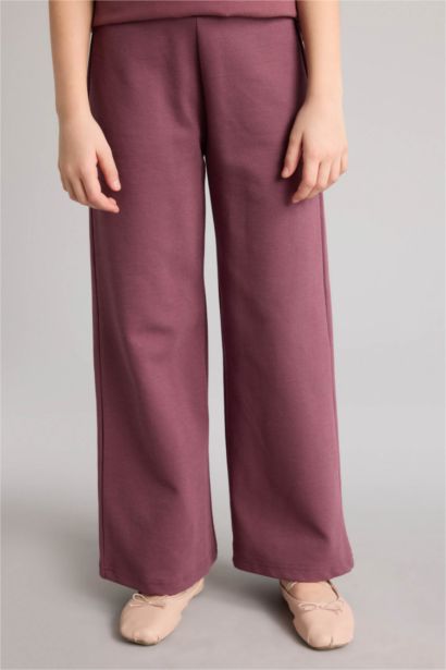 طقم بناتي سويت بانتس وتيشيرت - قطعتين