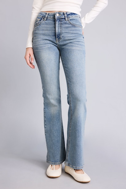 Mıa Flare Fit Yüksek Bel Jean Pantolon