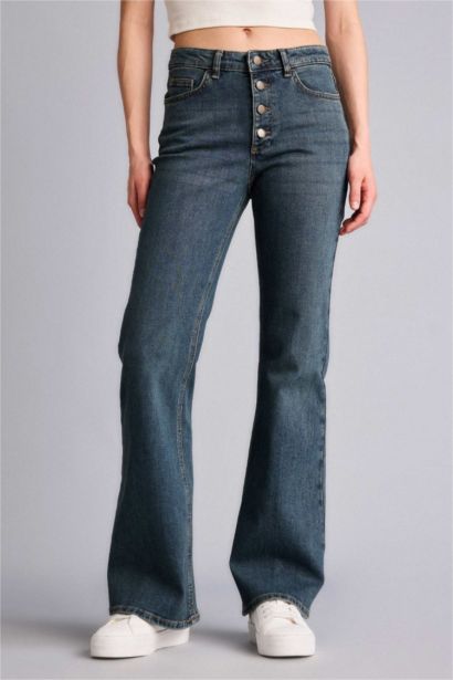 Mia Flare Fit Regular Waist Wide Leg Jeans