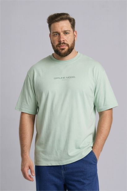 Boxy Fıt Baskılı Kısa Kollu Tişört