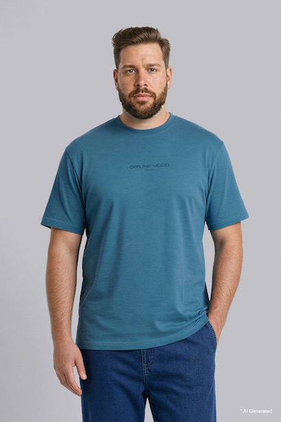 Plus Size Boxy Fit Printed T-Shirt