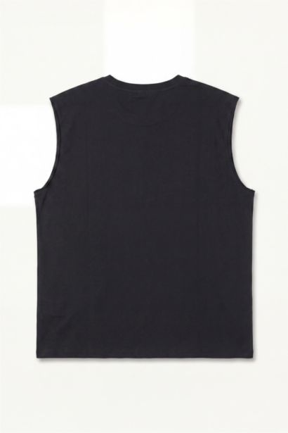 Boxy Fit Printed Sleeveless Tank Top
