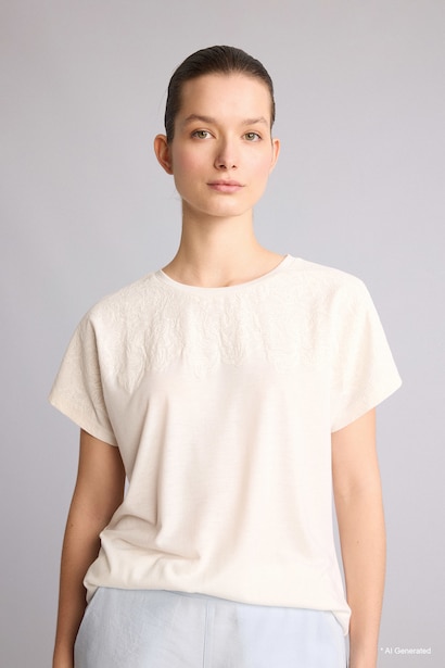 Floral Crew Neck Short Sleeve T-Shirt