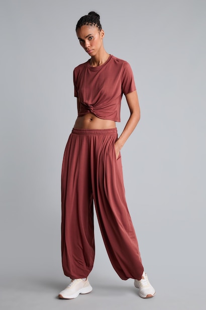 Wide Leg Standard Length Modal Trousers