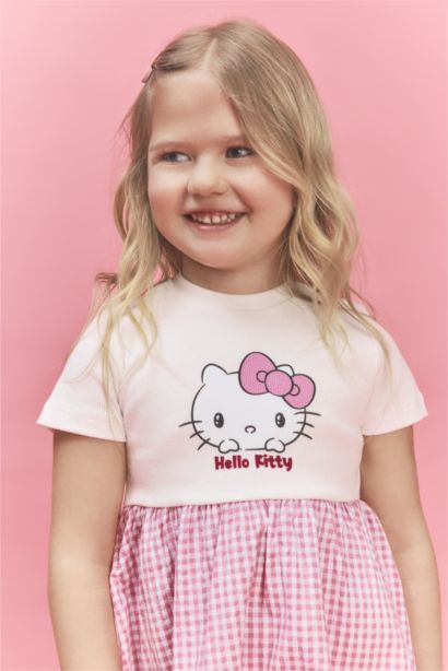 Hello Kitty Licensed Short Sleeve Knitted Dress