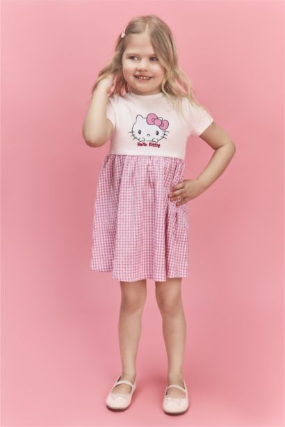 Hello Kitty Licensed Short Sleeve Knitted Dress