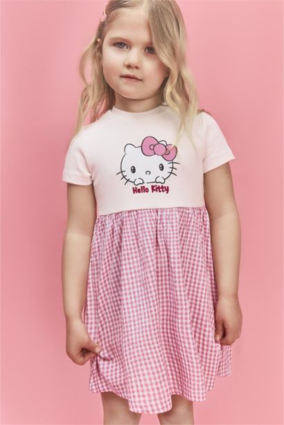 Hello Kitty Licensed Short Sleeve Knitted Dress