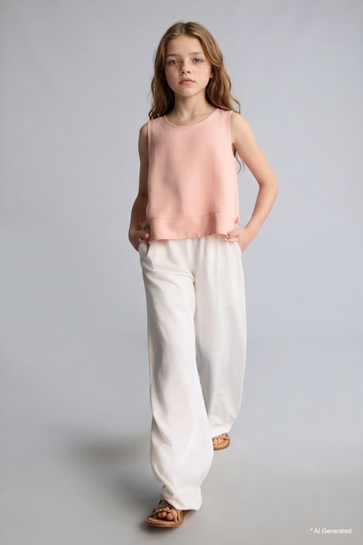 Girl Regular Fit Short Sleeve Blouse