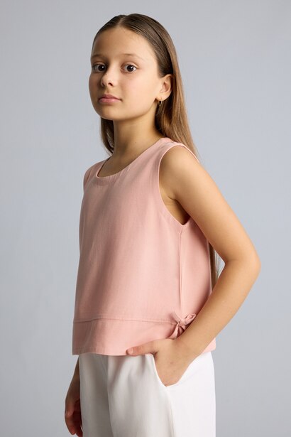 Girl Regular Fit Short Sleeve Blouse
