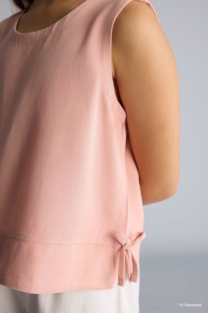 Girl Regular Fit Short Sleeve Blouse