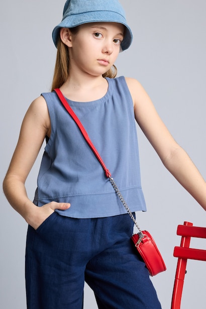 Girl Regular Fit Short Sleeve Blouse