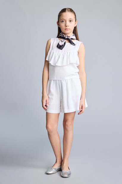 Girl Regular Fit Short Sleeve Blouse