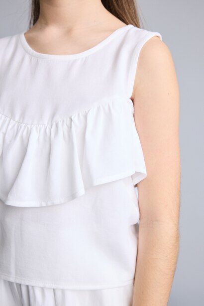 Girl Regular Fit Short Sleeve Blouse