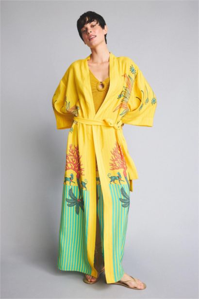 Jaquette x DeFacto Desenli Kimono