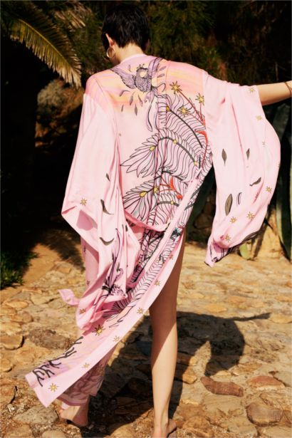 Jaquette x DeFacto Desenli Kimono