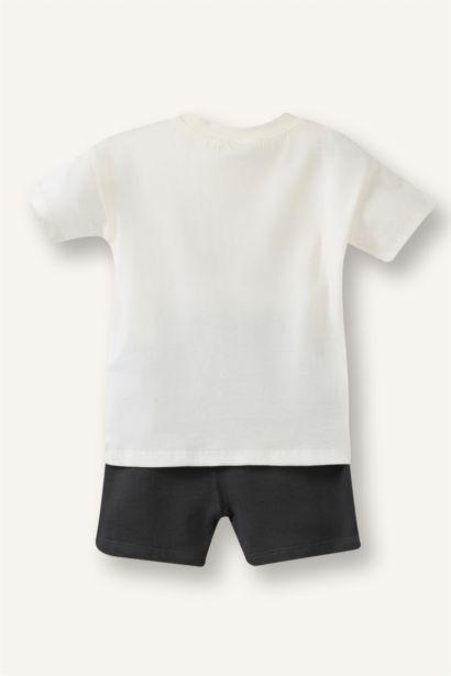Baby Boy Food Print 2 Piece Set