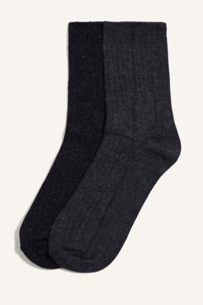 2 piece Wool Long sock