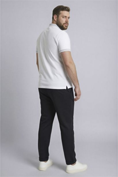 بنطلون سويت بانتس مقاس كبير وخصر مطاطي