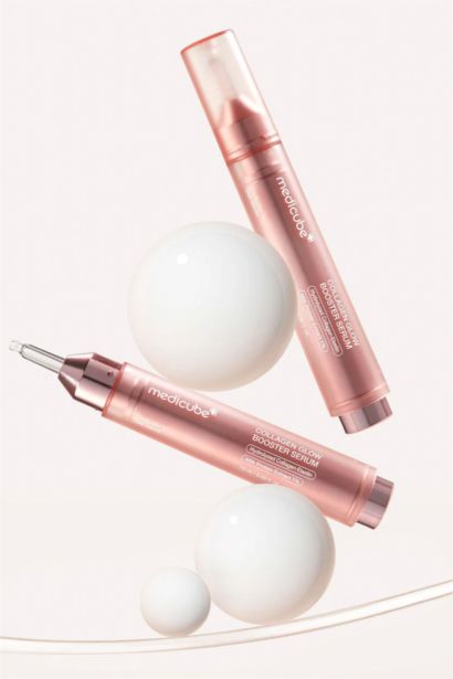 Medicube COLLAGEN GLOW BOOSTER  Parlatıcı ve Elastikiyet Kaybı Karşıtı PDRN & %1 Süt Proteinli Serum 15ml