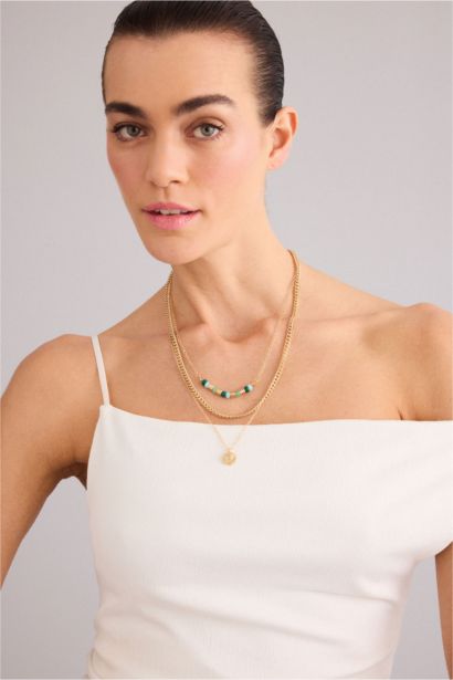 Woman 3 Piece Necklace Set