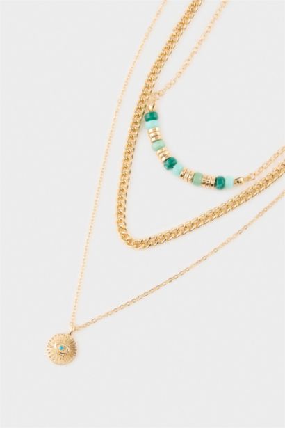 Woman 3 Piece Necklace Set