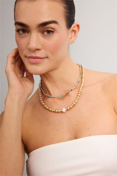 Woman 2 Piece Necklace Set