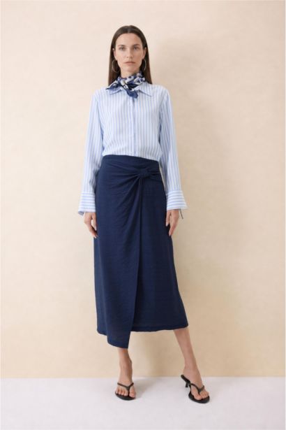 Regular Fit Midi Skirt