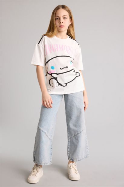 Hello Kıtty Oversıze Tişört Kız Çocuk