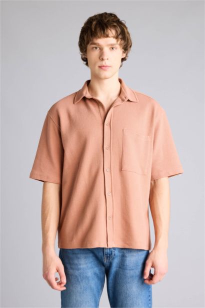 قميص اوفر سايز قماش ستريج